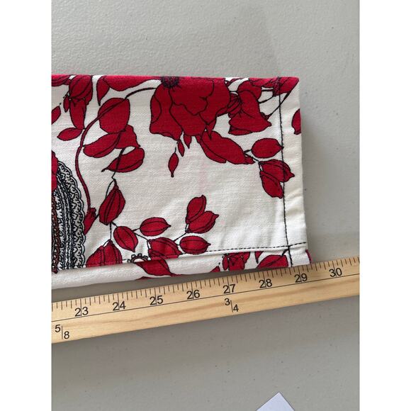 Chicos Platinum Women's Size 00 S/XS Colorful Floral Paisley Jegging Pants Jeans - Picture 5 of 9